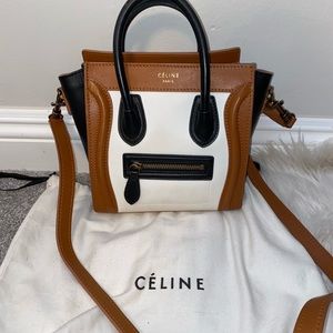 celine luggage nano authentic